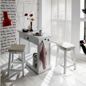 T767 | Halifax Kitchen Table Set with Stools & Cushions