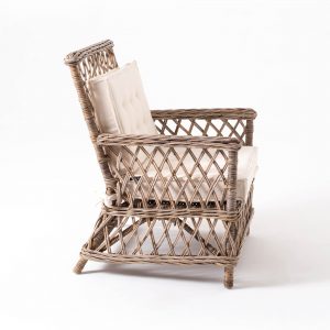 CR55 | Wickerworks Marquis Chair Chair w/ cushion  (Set of 2)