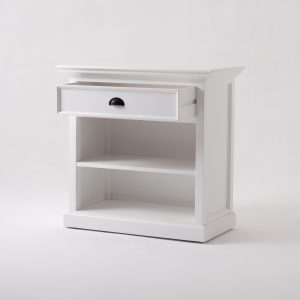T764L | Halifax Grand Bedside Table with Shelves