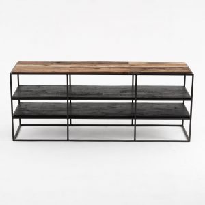 CPP18003 | Rustika TV Stand Open Shelving 140cm