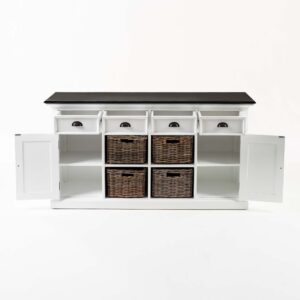 B189CT | Halifax Contrast Buffet with 4 Basket