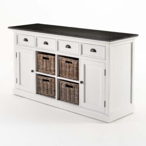 B189CT | Halifax Contrast Buffet with 4 Basket
